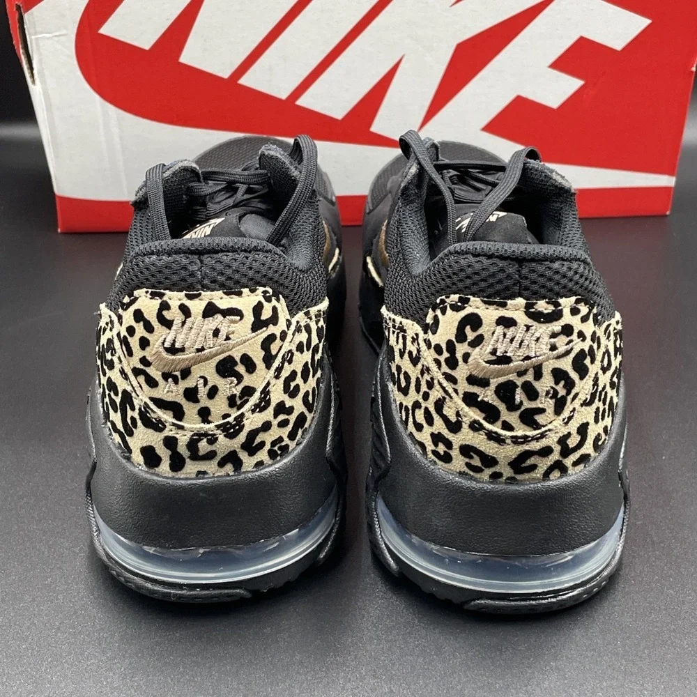 Nike Air Max Excee GPX Leopard Womens Size 9 Black Hemp IO8734-010 NEW - Picture 4 of 7